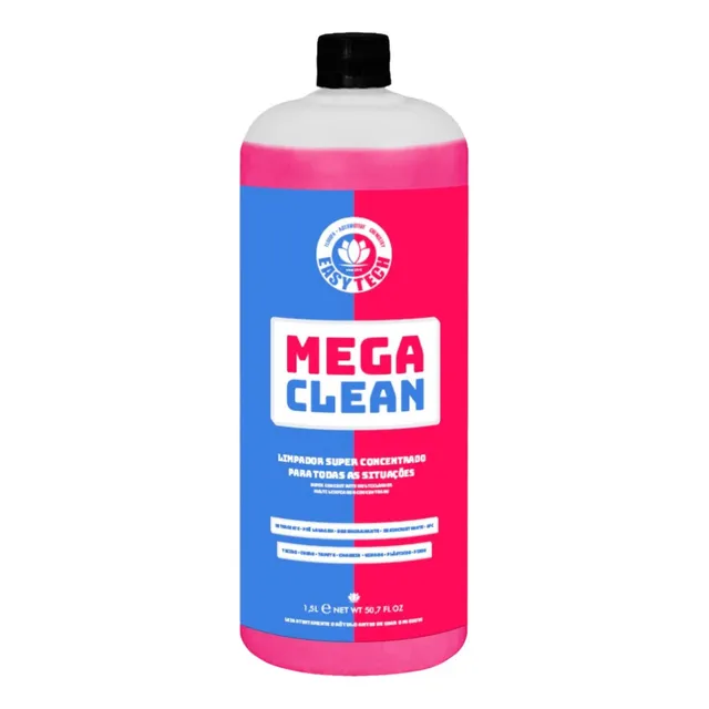 Mega Clean Limpador Concentrado Automotivo 1,5l Easytech