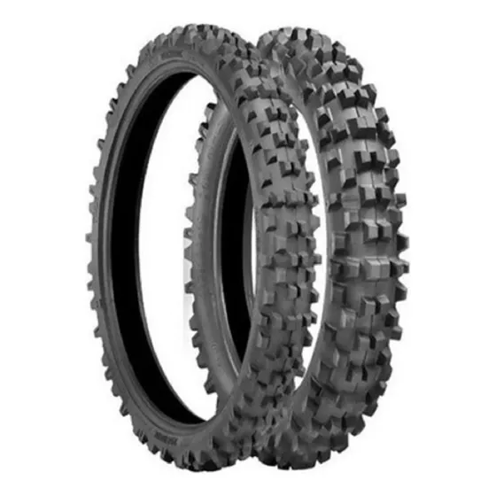 Par De Pneu Cg99 Titan Fan 125 150 Cross Para Trilha Cravudo