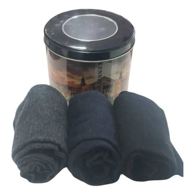 Pack 3 Calcetas De Hombre Vestir En Tarro Talla 40-43