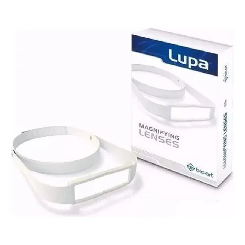 Lupa Odontológica Dentista 3,5x Zoom Bioart Branca