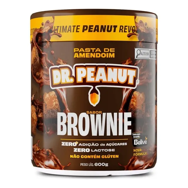 Pasta De Amendoim Gourmet 600g Chocolate Dr. Peanut Pasta De Amendoim Gourmet 600g Chocolate Dr. Peanut