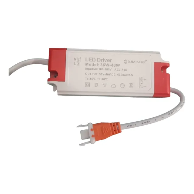 Balastro Driver Adaptador Lampara Led 36w Hasta 48w Panel