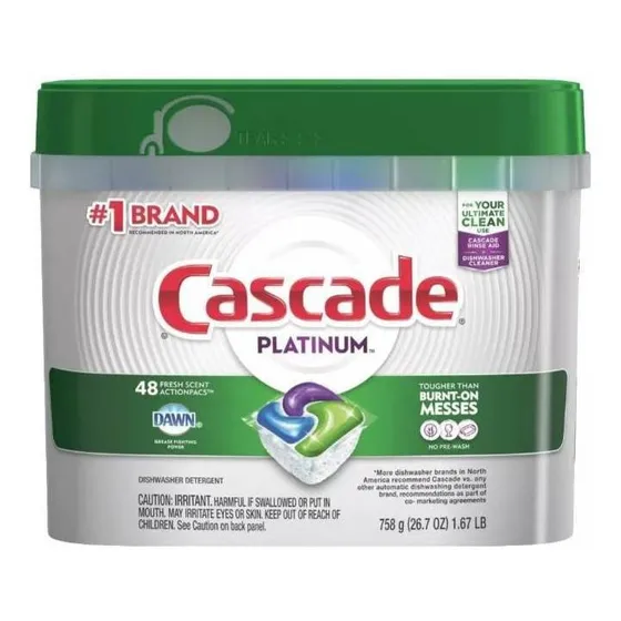 Cascade Platinum Lavavajilla 48 - Unidades
