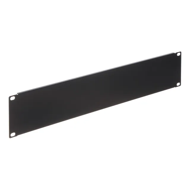 Panel Ciego De 2u Para Rack De 19 Negro