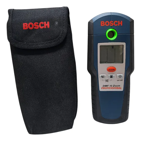 Detector De Metales Digital Bosch Modelo Dmf 10 Zoom Azul Petróleo