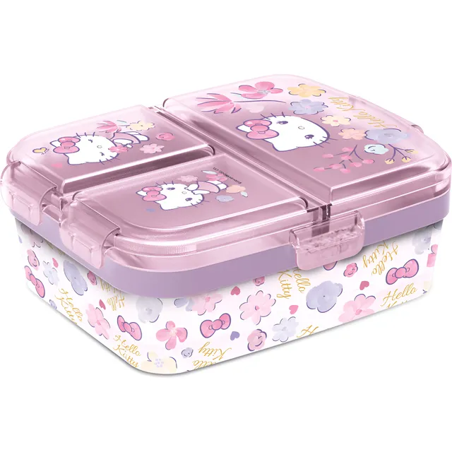 Stor Sandwichera Rectangular Xl Con Compartimentos Hello Kit