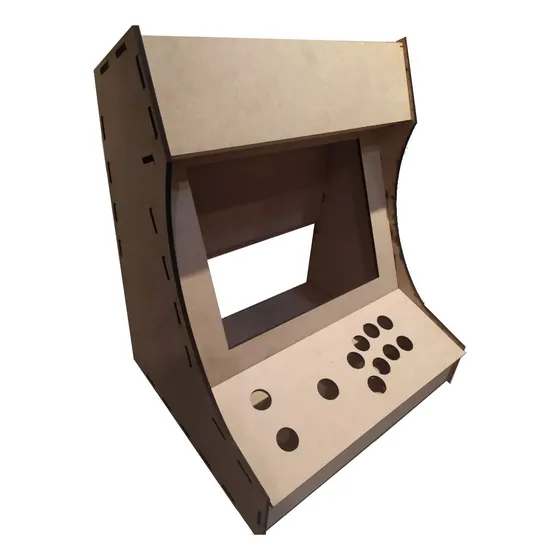 Gabinete Bartop Mdf Fliperama Compacto 15 A 17 Pol Weecade
