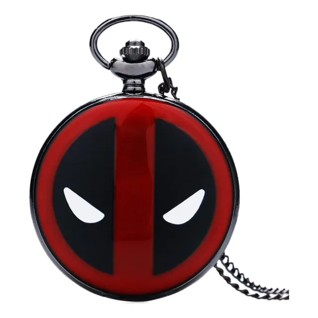 Reloj Colgante Collar De Deadpool M2 Muy Bonito