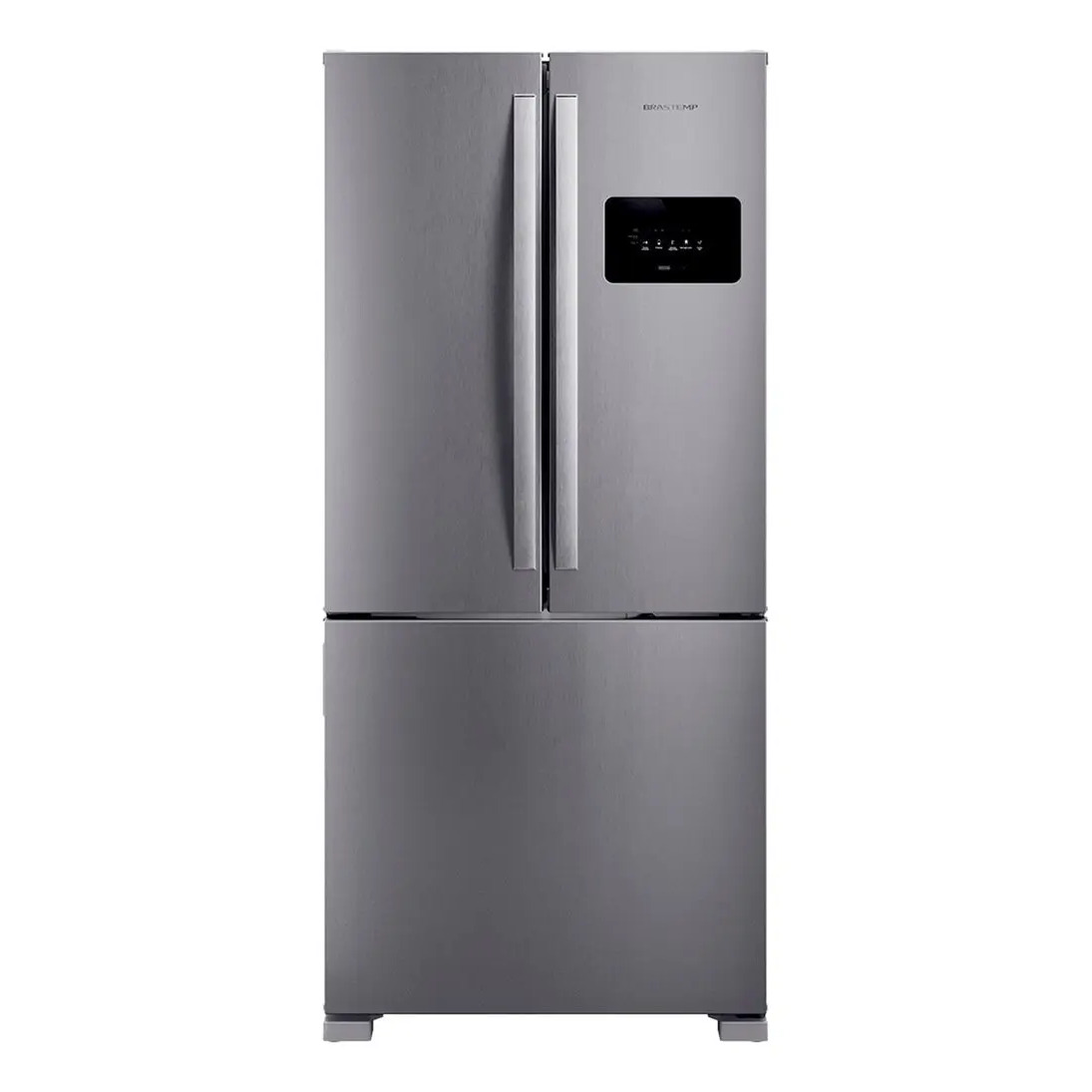 Geladeira com freezer inverter Brastemp BRO85MK con capacidad de 559L inox