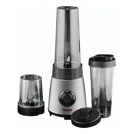 Licuadora Personal Blender Thomas Th-300pb 600 Ml Inox + Acc Color Gris