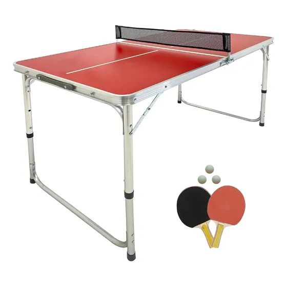 Mini Juego De Ping Pong Plegable + Kit De Regalo
