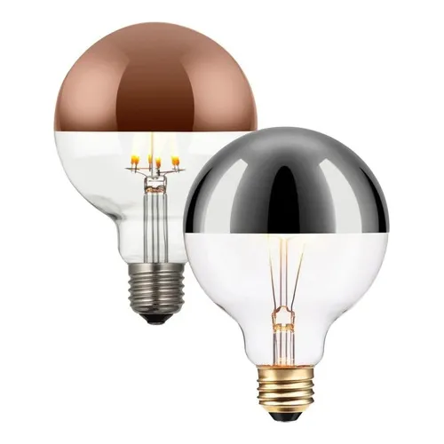 Lâmpada Filamento Led G95 Vintage Retro Defletora Âmbar 2,4k