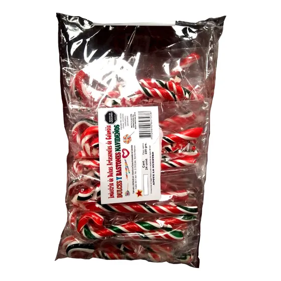 Dulces Bastones Navideños X 24u