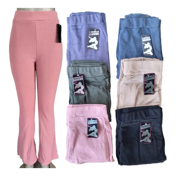 Leggins Palazzo Para Dama 3 Unidades