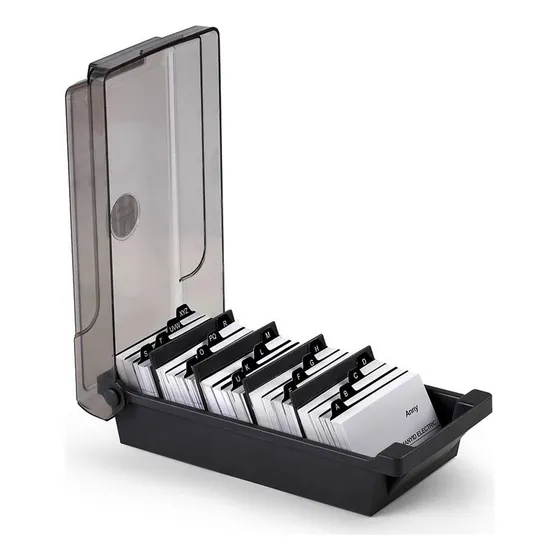 Funda Para Tarjetas De Presentación Con Separadores (capacid