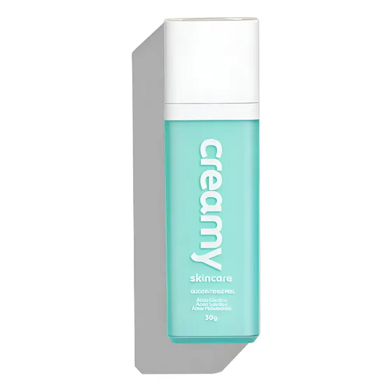 Creamy Skincare Glicointense Peel 30g | Elimina Cravos e Espinhas, Combate a Formação da Acne, Controla a Oleosidade e o Brilho Excessivo | Peles Oleosas, Uso Noturno