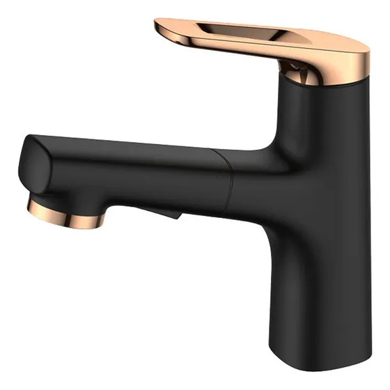 Grifo Lavabo Baño Rociador Extraible Mezclador Una Sola Para