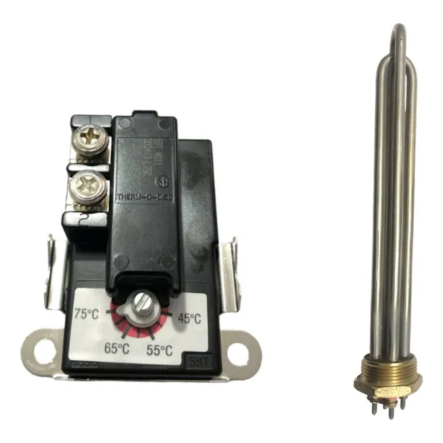 Resistencia 5000w 220v P/ Boiler + Termostato Encosto