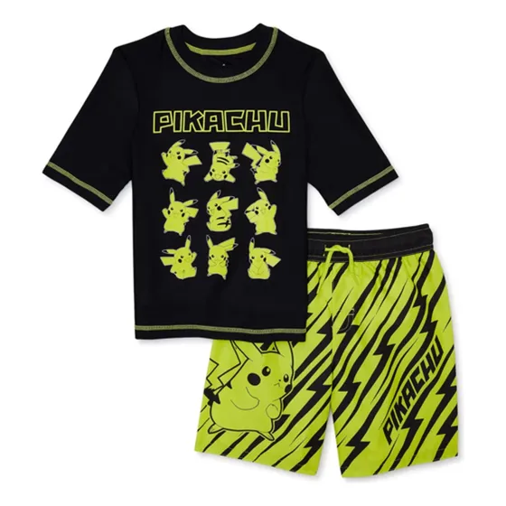 Pokemon Set De Ropa De Baño 2 Piezas