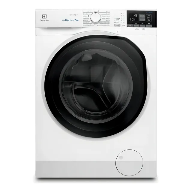 Lava e Seca Electrolux 11Kg Branca Perfect Care Inverter com Água Quente/Vapor LSP11 127V