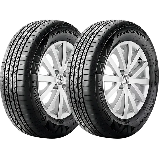 Kit de 2 pneus Continental PowerContact 2 P 195/60R15 88 H