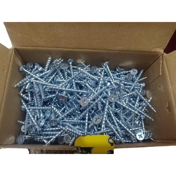 Tornillos Volcanita Zincado 6x1 1/2 (1 Kilo) 570 Unidades
