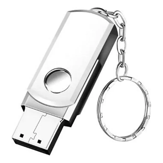 Pendrive Llavero Metálico Giratorio 16gb Usb 2.0 