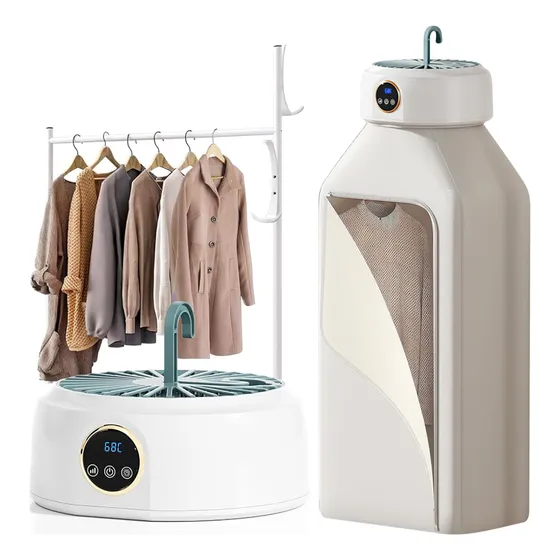 Secador De Ropa Plegable Eléctrico Inteligente Tendedero