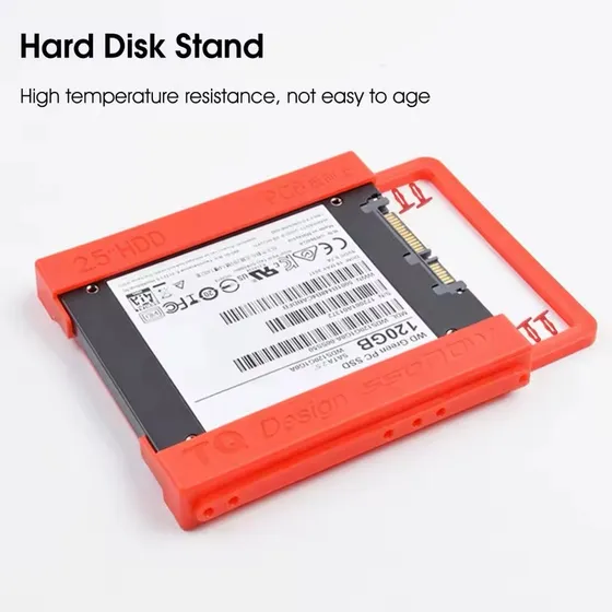 Base Plástica Para Disco Ssd O Sata Convierte A 3 1/2 Nuevas