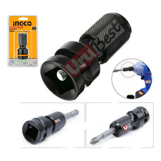 Adaptador 1/2 A 1/4 Ingco Para Puntas En Llave De Impacto Ub