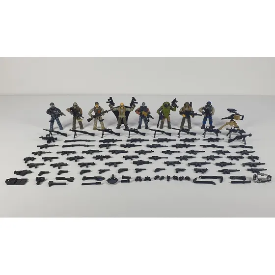 Mega Construx Call Of Duty Ghost Mace Hudson Lote Armas Game