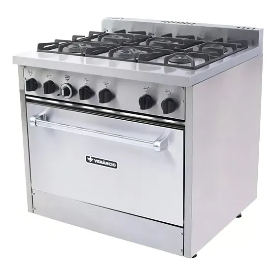 Cocinas Cocina Comercial Inox 6h Brascal Don Bidone Fdb6f Color Gris