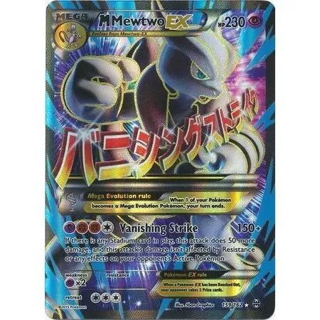 Mega Mewtwo Ex 159/162 Full Art Ultra Raro Pokemon Tcg