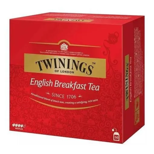 Té Twinings English Breakfast 50 Saquitos