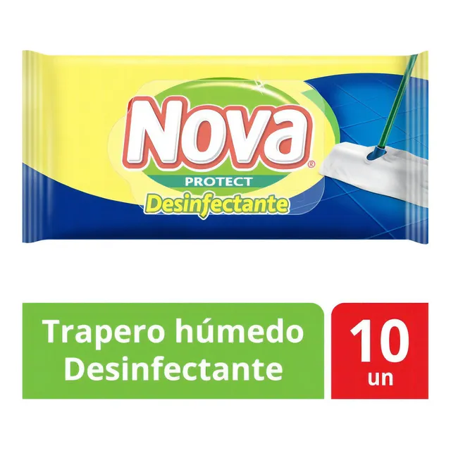 Trapero Húmedo Nova Desinfectante X10