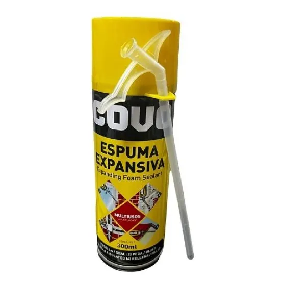 Espuma Expansiva Covo 300 Ml Sellador De Poliuretano