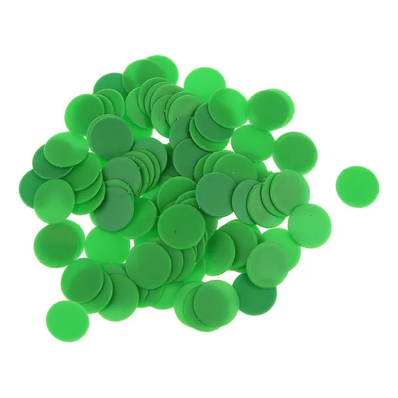Nuevo 100 Piezas Juegos De Cartas Contadores Verde