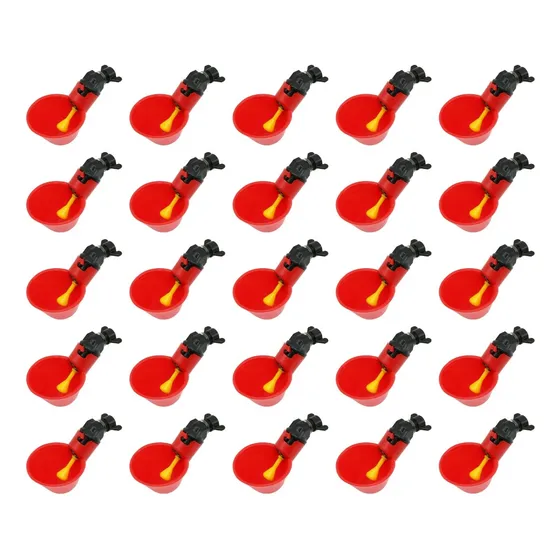 Bebederos Automáticos Para Codorniz Y Pollos X25 Unidades