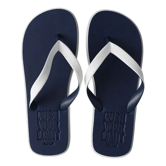 Chanclas De Hombre Azul, 42