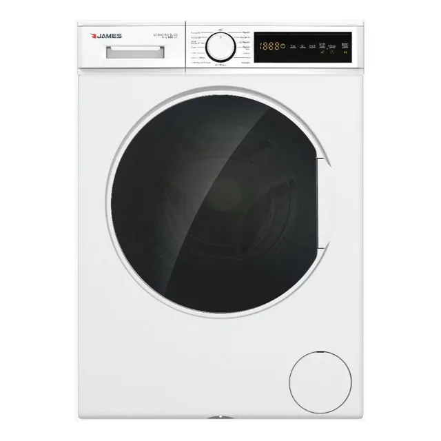Lavarropas James Inverter Lr 8140 Inv Blanco 8kg