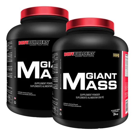 Combo 2x Hipercalorico Giant Mass 3kg - Pronta Entrega!