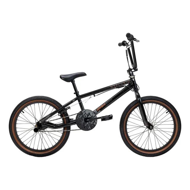 Bicicleta Mercurio Bmx Harlem Rotor Freestyle Rodada 20 Color Negro