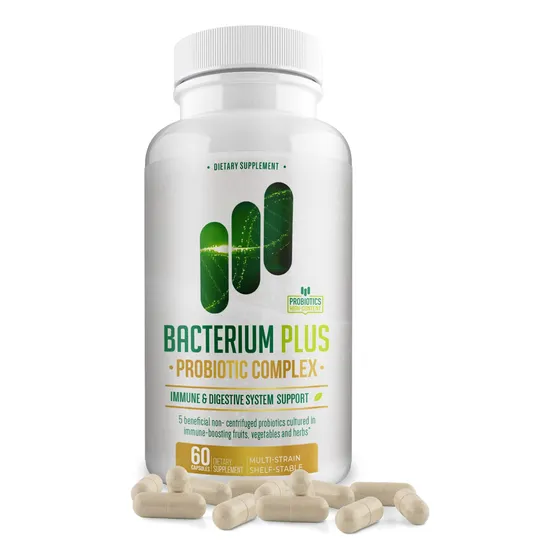 Bacticure Bacterium Plus Probiótico Natural 60 Cápsulas