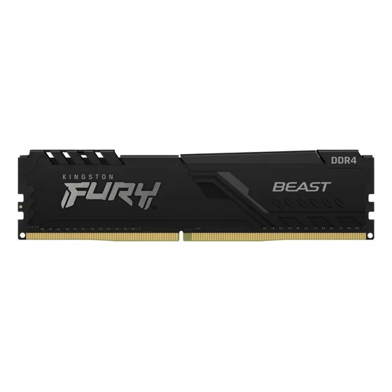 Memoria Ram Fury Beast Ddr4 Gamer Color Negro 16gb 1 Kingston Kf432c16bb/16