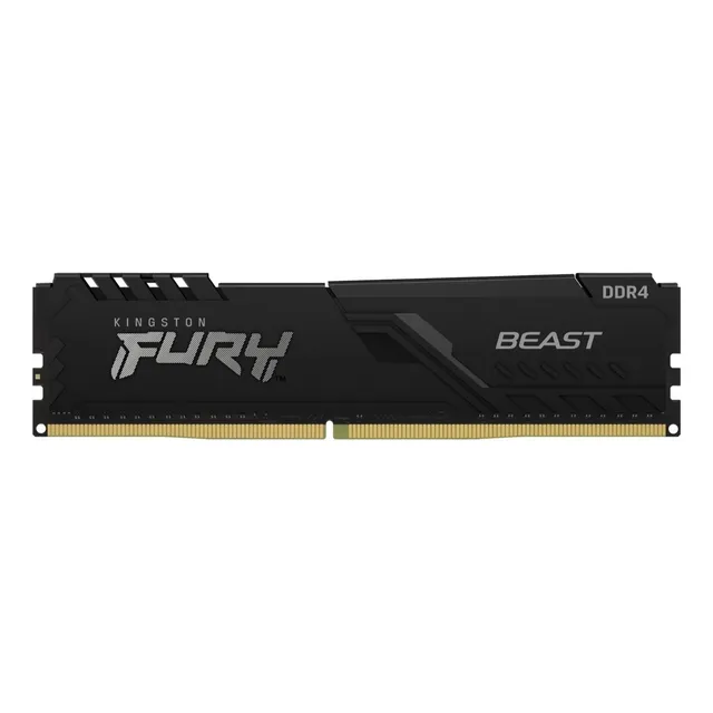 Memoria Ram Fury Beast Ddr4 Gamer Color Negro 16gb 1 Kingston Kf432c16bb/16