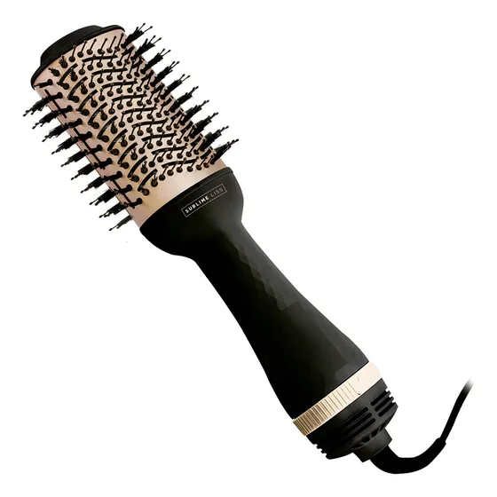 Escova Seca Alisa E Modela Mallory Sublime Liss Preta 127v