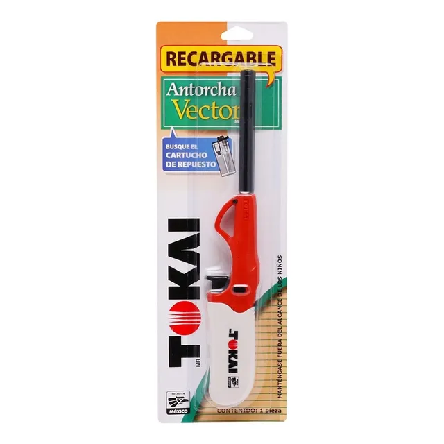 Tokai Encendedor Antorcha Vector Recargable Blister