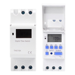 Timer Temporizador Digital Trilho Din 220v 30a Relógio Timer Temporizador Digital Trilho Din 220v 30a Relógio