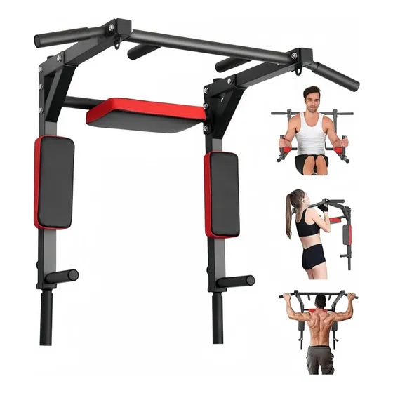 Barra Dominadas Ejercicios Multifuncional Pared Gym 8en1