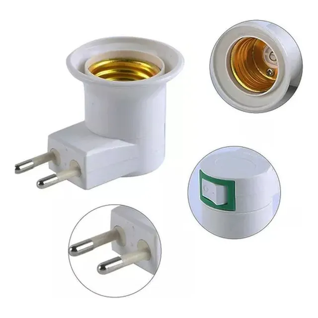 Socket Adaptador Enchufe Interruptor De Encendido Y Apagado